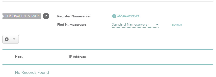 Namecheap - no personal name servers